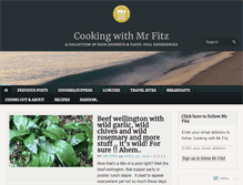 Tablet Screenshot of cookingwithmrfitz.com